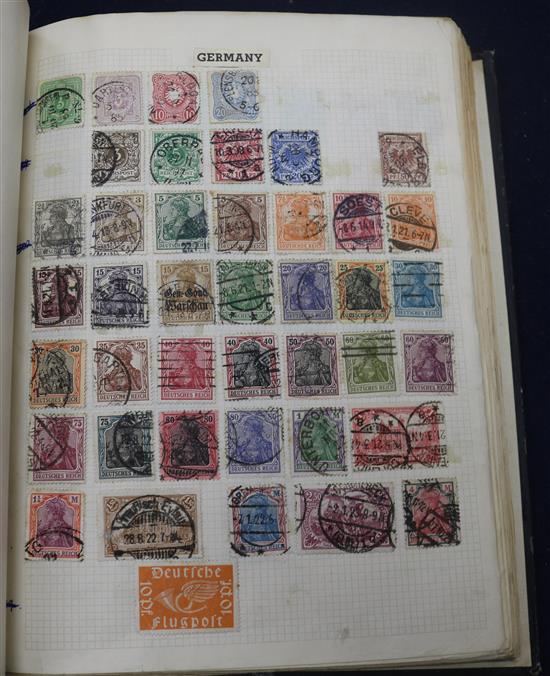 A stamp album